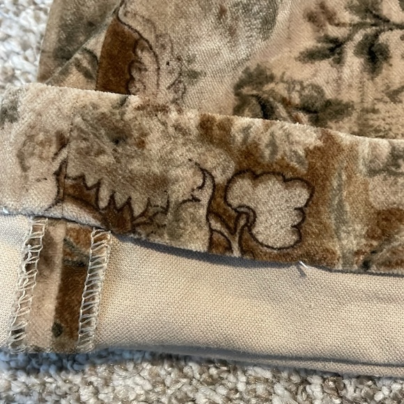 Tara Jarmon Printed Sude Trouser Pants - Picture 12 of 15